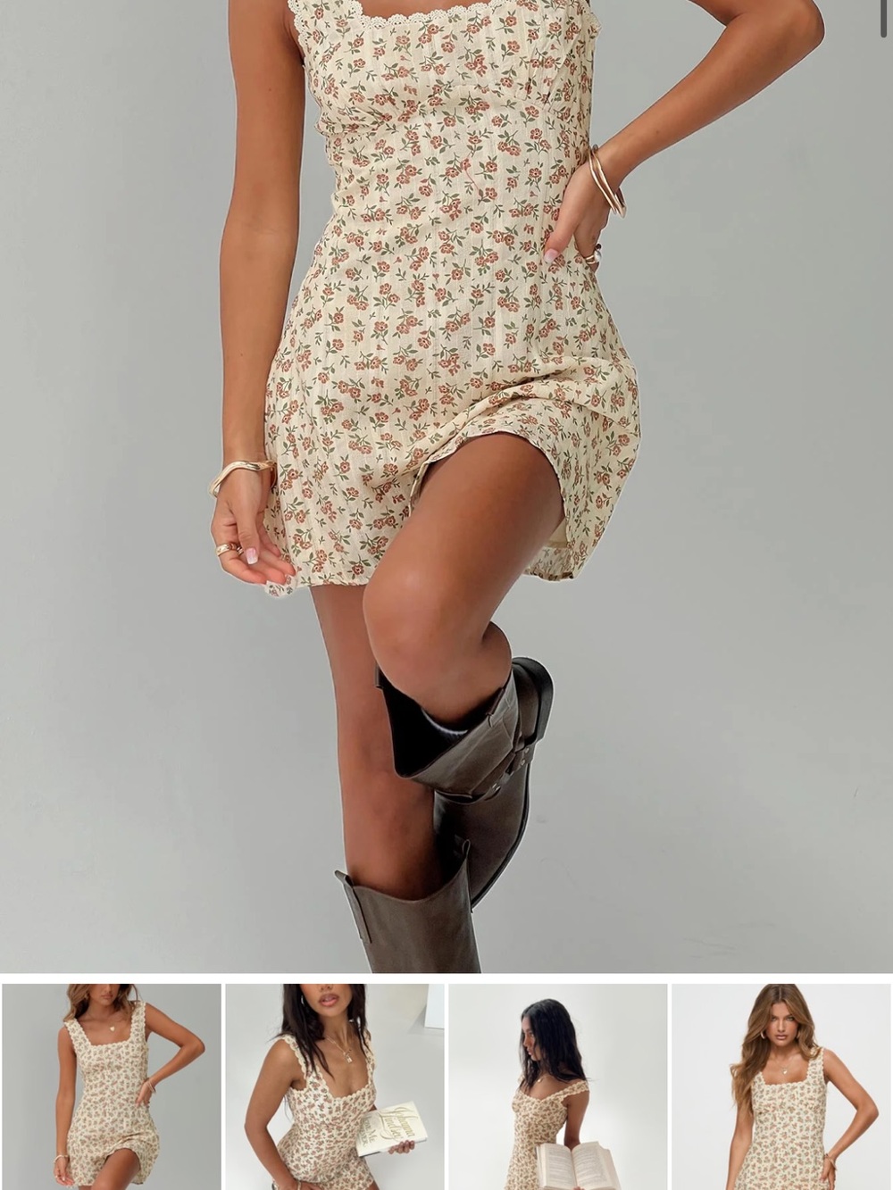 Princess Polly Dasha Mini Dress Floral/Multi